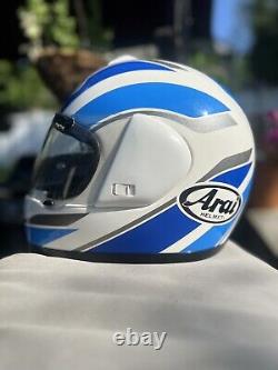 Vintage 1991 Arai REGENT Full Face Helmet / Size Medium / Clear Visor / Vented /