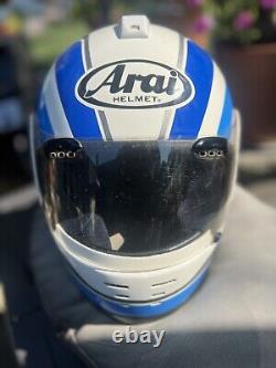 Vintage 1991 Arai REGENT Full Face Helmet / Size Medium / Clear Visor / Vented /