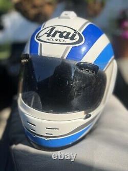 Vintage 1991 Arai REGENT Full Face Helmet / Size Medium / Clear Visor / Vented /