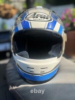 Vintage 1991 Arai REGENT Full Face Helmet / Size Medium / Clear Visor / Vented /