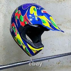 Vintage 1995 Jeremy McGrath Replica Moto 6 Bell Motocross Helmet 7 1/2 fox axo