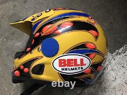 Vintage 1997 Jeremy McGrath Replica Moto 6 Bell Motocross Helmet NM Showtime
