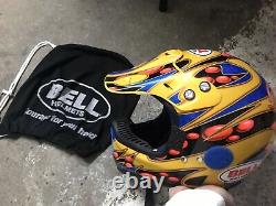 Vintage 1998 Jeremy McGrath Replica Moto 6 Bell Motocross Helmet Showtime Moto 7
