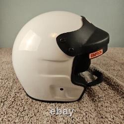 Vintage 1998 Simpson Cruiser Helmet Motorcycle Size 7 1/2 60cm White Open