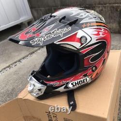 Vintage 2003 SHOEI VFX-R Motocross Helmet Troy Lee Designs Size L