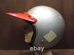 Vintage 70's / HIROTAKE ARAI S-70 Jet Helmet with Visor / size B From Japan