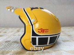 Vintage 70's US YAMAHA Style Custom Painted Arai Hyper-T Open-Face Helmet Size L