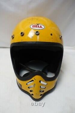 Vintage 80's Bell Moto III Full Face Motocross Bike Motorcycle Riding Helmet