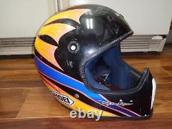 Vintage 80s/90s SHOEI FX-2 Troy Lee Designs Motocross Full Face Helmet Large