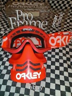 Vintage 80s Oakley goggles /face guard mx, ama, motocross, helmet, visor