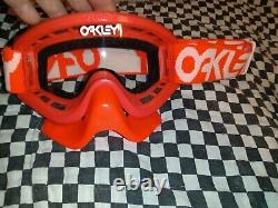 Vintage 80s Oakley goggles /face guard mx, ama, motocross, helmet, visor