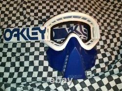 Vintage 80s Oakley goggles /face guard nos mx, ama, motocross, helmet, visor