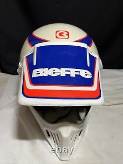 Vintage 90's Bieffe Full Face Motocross Dirt Bike Helmet Size Medium Motocross