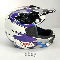 Vintage 90s Bell MX-Pro Series GR 1300 Motocross Helmet & Visor 7 1/2 Italy