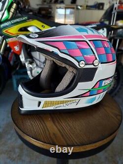 Vintage 90s Bieffe GR 1500 Motocross Helmet Made In Italy Medium RARE! Clean