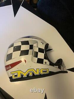 Vintage 90s Dyno Old School BMX Bike Motocross Full Face Racing Helmet