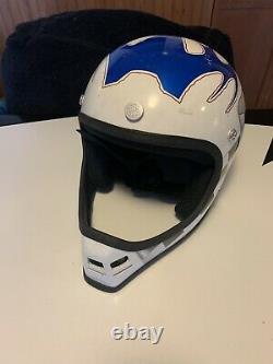 Vintage 90s Dyno Old School BMX Bike Motocross Full Face Racing Helmet