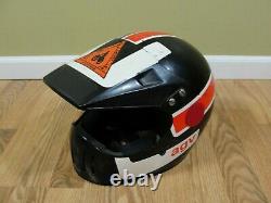 Vintage AGV Valenza X102 Motocross Motorcycle Helmet sz M 7 1/4 1987 Made Italy