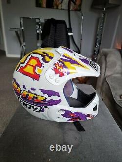 Vintage AGV blitz motocross Racing helmet Size L