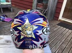 Vintage ARAI VX-PRO Motocross Motorcycle Helmet Thor 2000 Snell Race Worn Rare