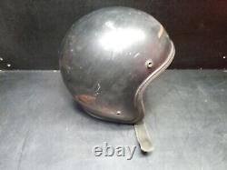 Vintage ARTHUR FULMER FALCON Motorcycle Helmet Large Used Missing visor snap