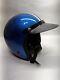Vintage ASC Fury 400 Snowmobile/Motorcycle Helmet Blue Metalflake AWESOME