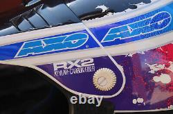 Vintage AXO RX-2 Carbon Fiber Motorcycle Motocross Helmet Visor SZ 7 3/8 60 RARE