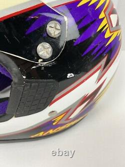 Vintage Answer Helmet Racing M7 Motocross BMX By KBC Snell Adult Size XL WithVisor