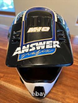 Vintage Answer Racing M-10 Motocross Helmet Made in Italy