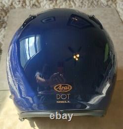 Vintage Arai Classic M Motorcycle Helmet Blue X-Large SNELL DOT