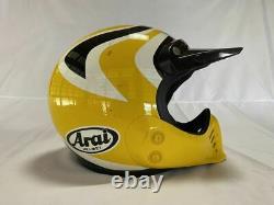 Vintage Arai M-X Brad Lackey Model Motocross Helmet Size about L 70's 80's Rare