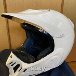 Vintage Arai MX-III Motocross Helmet White Size L NOS Rare