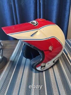 Vintage Arai MX/a Helmet Motocross Size L JW Stanton Racing Barn Find AS IS CPic