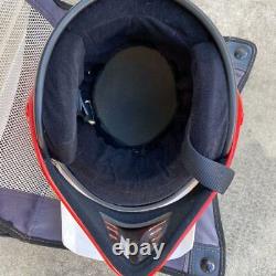 Vintage Arai Motocross Helmet M-X MX-I Tricolor Size M Repaired, Repainted