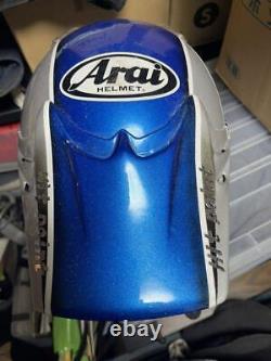Vintage Arai Motocross Helmet MX-3 Size M Blue / Gray / Black