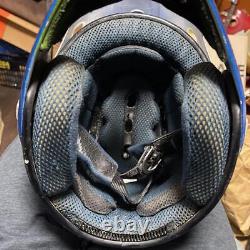 Vintage Arai Motocross Helmet MX-3 Size M Blue / Gray / Black