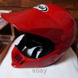 Vintage Arai Motocross Helmet MX-II Red Size M 80's 90's