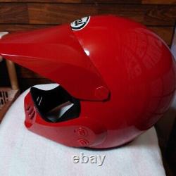 Vintage Arai Motocross Helmet MX-II Red Size M 80's 90's