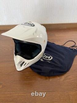 Vintage Arai Motocross Helmet MX-III MX-3 White Size M