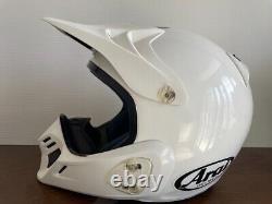Vintage Arai Motocross Helmet MX-III MX-3 White Size M