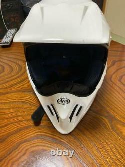 Vintage Arai Motocross Helmet MX-III Size M White Used
