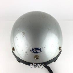 Vintage Arai Open Face Motorcycle Race Helmet Size A 6-5/8 7 Japan Bell Buco