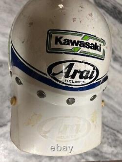 Vintage Arai motocross helmet