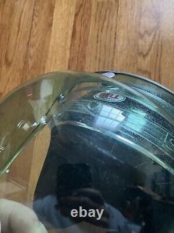 Vintage BELL Helmet Custom 500 DOT Black Speckled With Visor Pls Read