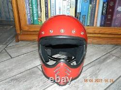 Vintage BELL MOTO 3 Motocross Helmet Size 7-1/4 58cm Snell Moto Star III 1982