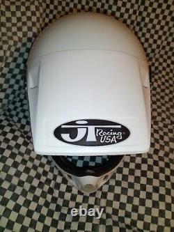Vintage BELL MOTO 4 MOTO CROSS HELMET 7 1/2 white fox aria shoei Buco