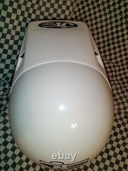 Vintage BELL MOTO 4 MOTO CROSS HELMET 7 1/2 white fox aria shoei Buco