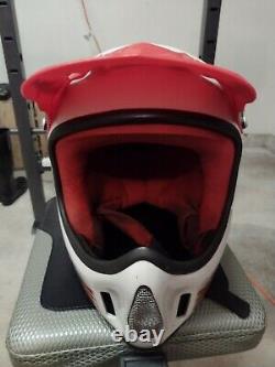 Vintage BELL MOTO 4 MOTO CROSS HELMET 7 5/8 Size Dirt Bike Helmet Good Cond