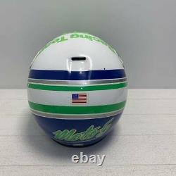 Vintage BELL MOTO-5 Motocross Helmet Kawasaki Troy Lee Visor Size 7 3/8 Large