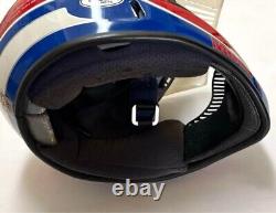 Vintage BELL MOTO-5 Rick Johnson Model Motocross Helmet Size 7 5/8 XL 61